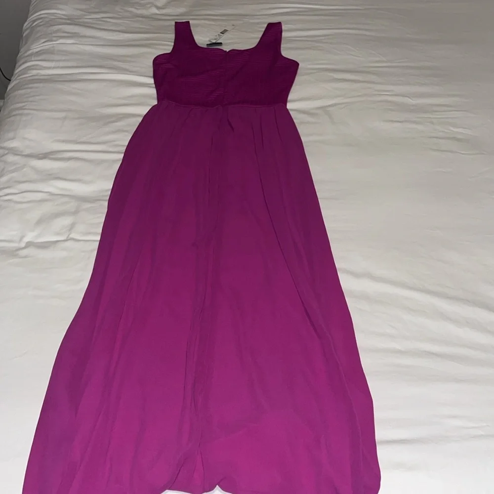 ANTONIO MELANI Fuchsia Sleeveless Maxi Dress